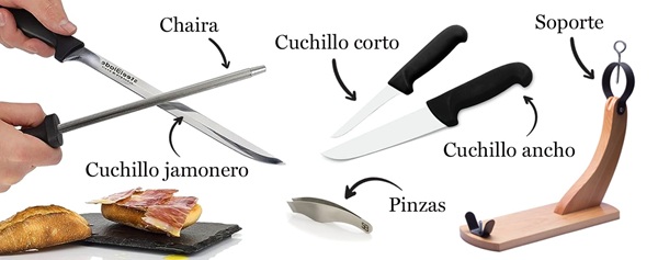 Accessoires pour découper le jambon